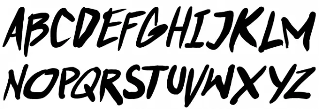 Punkboy Italic Шрифта ВЕРХНИЙ