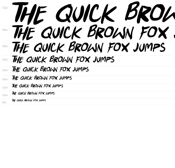 Punkboy Italic Waterfall