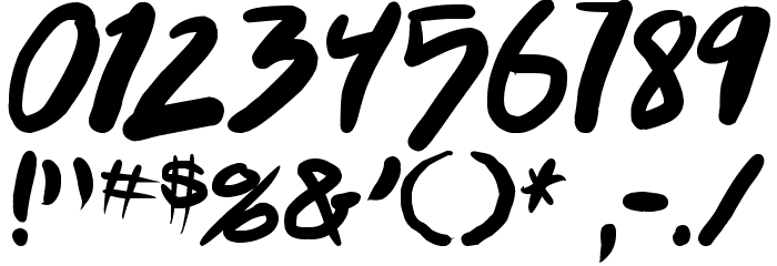 Punkboy Font OTHER CHARS