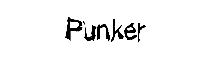Punker  font caratteri gratis