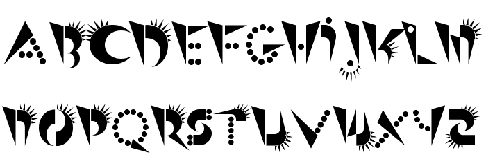 PunkerChicksinLeatherJackets Font LOWERCASE
