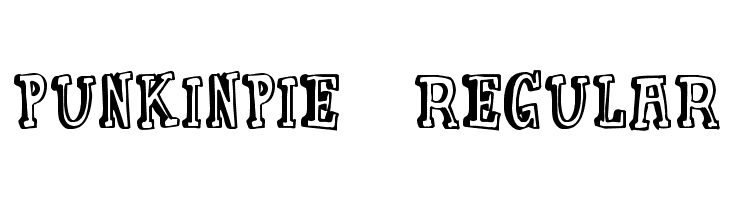 PunkinPie-Regular  नि: शुल्क फ़ॉन्ट्स डाउनलोड