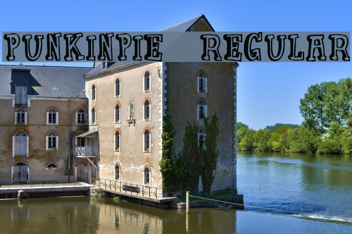 PunkinPie-Regular Font examples