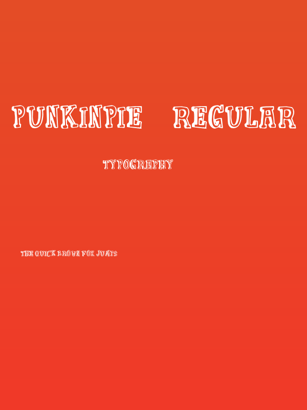 PunkinPie-Regular Poster