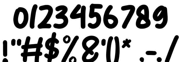 Punkiss Font OTHER CHARS