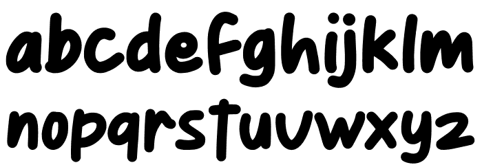 Punkiss Font LOWERCASE