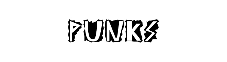 Punks  font caratteri gratis