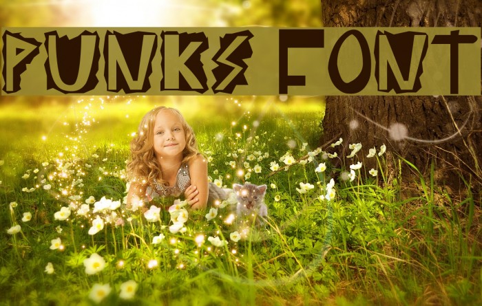 Punks Font examples