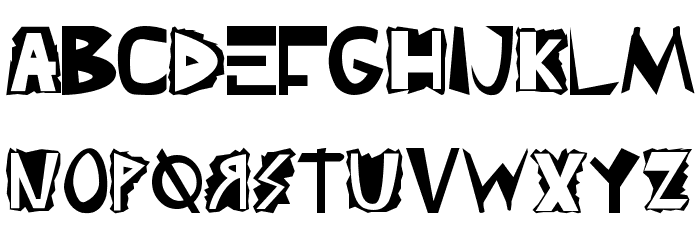 Punks Font LOWERCASE