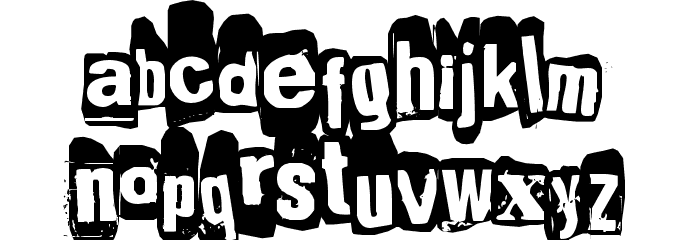Punksnotdead Font LOWERCASE