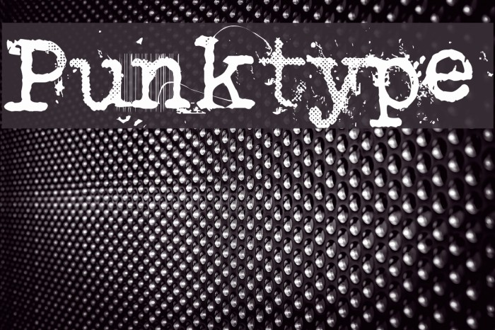 Punktype Font examples