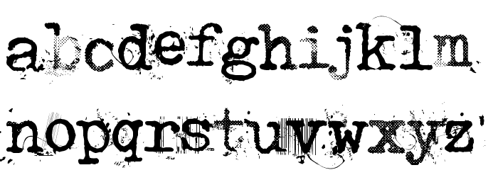 Punktype Font LOWERCASE