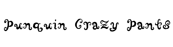 Punquin Crazy Pants  Free Fonts Download