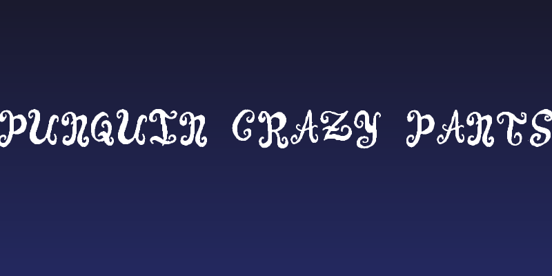 Punquin Crazy Pants Social Header