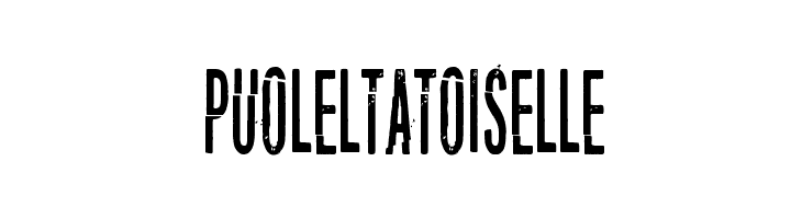 Puolelta toiselle  font caratteri gratis