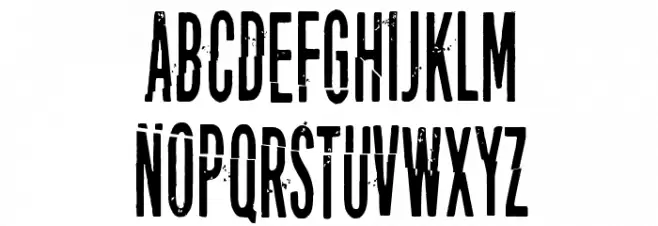 Puolelta toiselle フォント 小文字