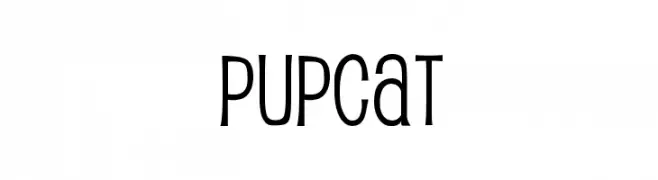 Pupcat  Frei Schriftart Herunterladen