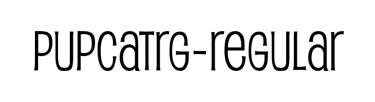 PupcatRg-Regular  Frei Schriftart Herunterladen
