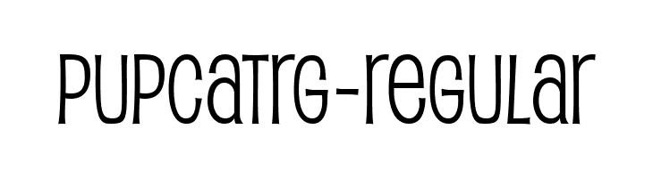 PupcatRg-Regular  Frei Schriftart Herunterladen