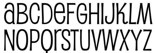 PupcatRg-Regular Font LOWERCASE