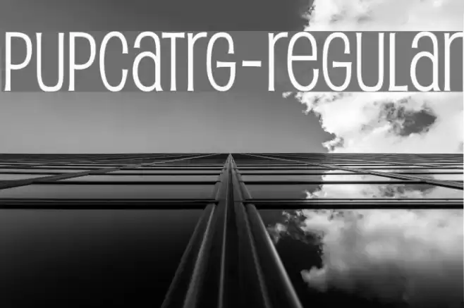 PupcatRg-Regular Font examples