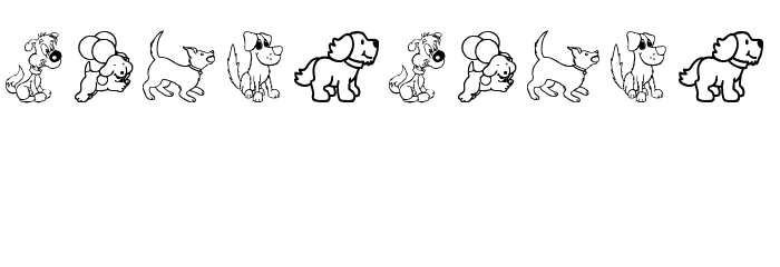 Pupies Font OTHER CHARS