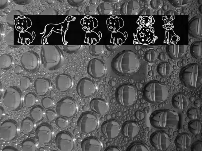 Pupies Font examples