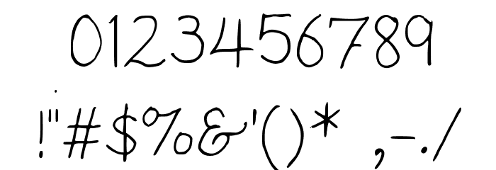 Pupil Light Medium Font OTHER CHARS