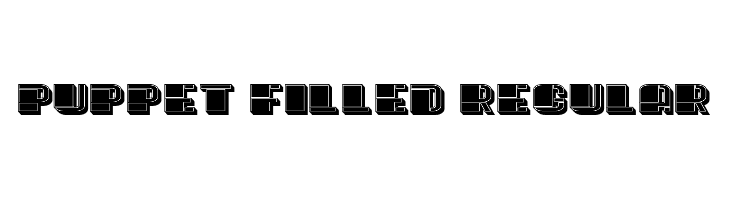 Puppet Filled Regular  baixar fontes gratis