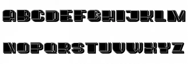 Puppet Filled Regular Schriftart Kleinbuchstaben
