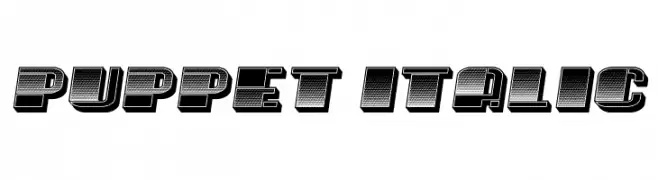 Puppet Italic  les polices de caractères gratuit tlcharger