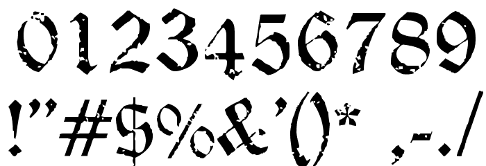 Puppeteer Font OTHER CHARS