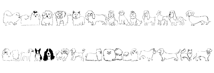 Puppins Font LOWERCASE