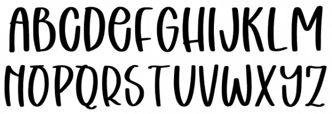 Puppy Baby Personal Use Schriftart Groß