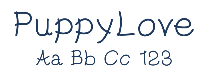PuppyLove Font Preview