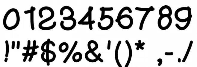 PuppyLoveBold Caratteri ALTRI CARATTERI