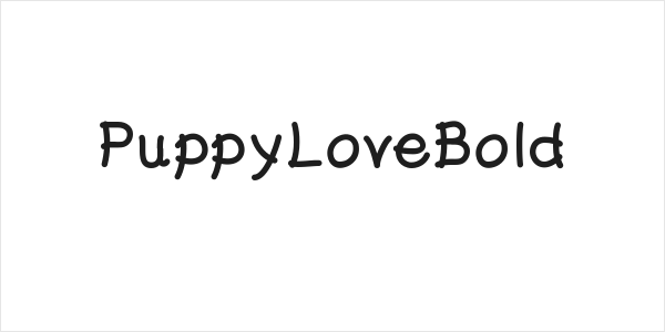 PuppyLoveBold Logo