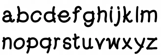 PuppyLoveBold Caratteri MINUSCOLO