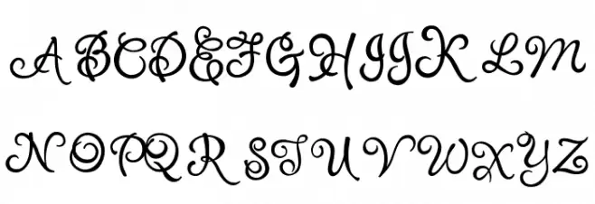 PuppyPooky フォント 大文字