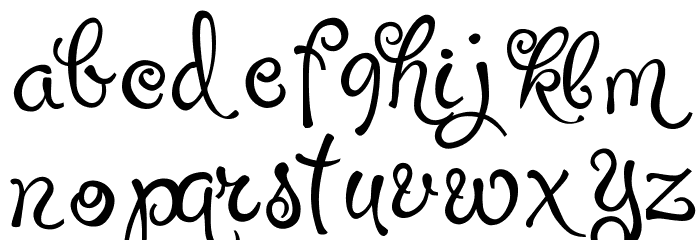 PuppyPooky Font LOWERCASE