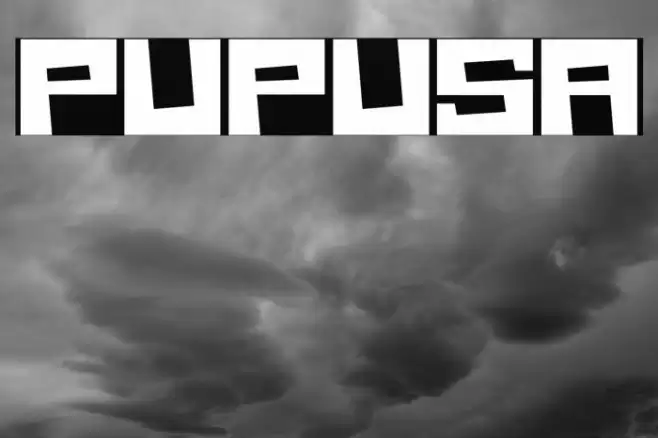 Pupusa Font examples