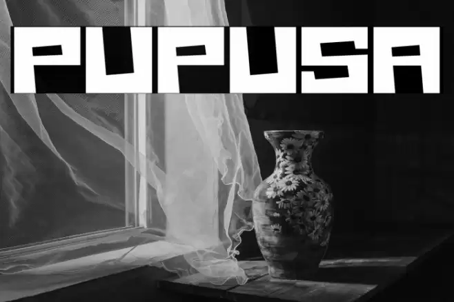 Pupusa Font examples