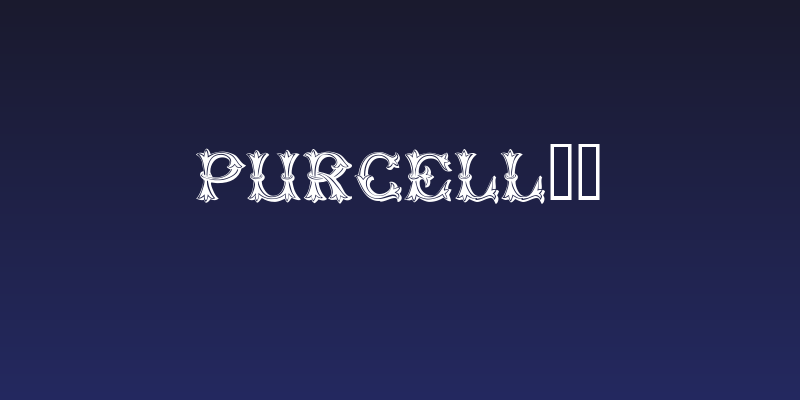 Purcell!" Social Header
