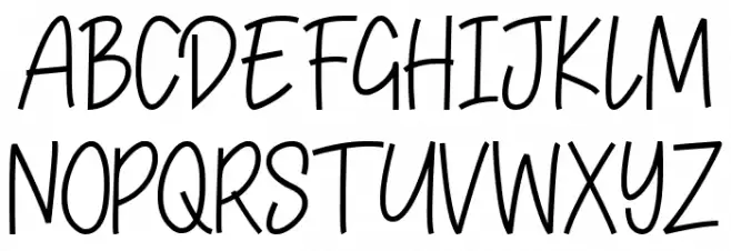 Purchuse フォント 大文字