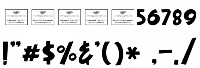 Pure Blossom Font OTHER CHARS