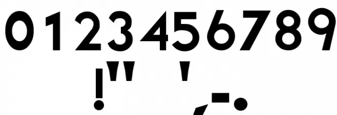 Pure Bold DuranGo Font OTHER CHARS