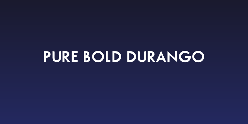 Pure Bold DuranGo Social Header