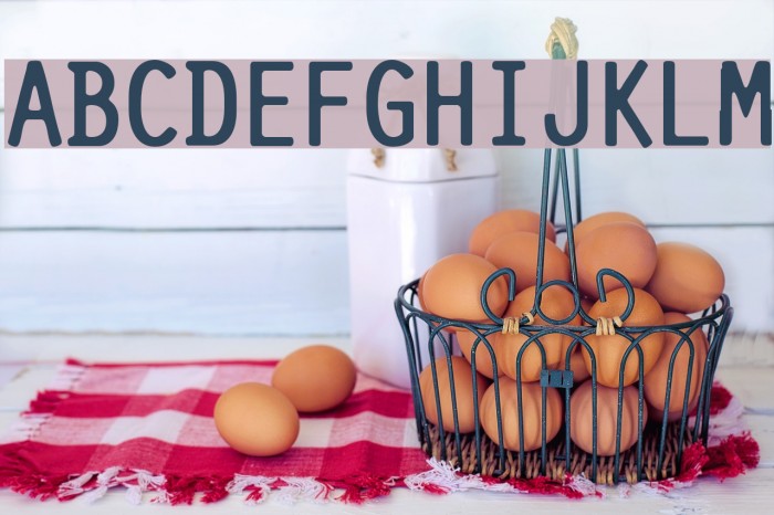 Pure-Capital Font examples