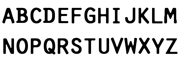 Pure-Capital Font LOWERCASE