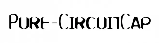 Pure-CircuitCap  フリーフォントのダウンロード
